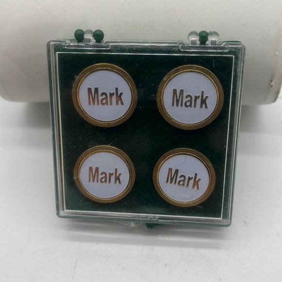 None Accessories Mark Personalized Brass Golf Ball Markers Poshmark